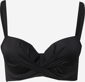 juoda Dorina Marškinėliai Bikinio viršutinė dalis: priekis