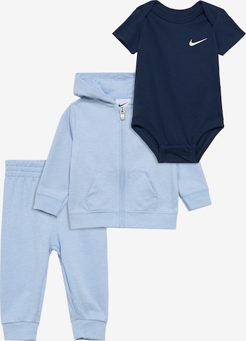Nike Sportswear Комплект в синьо: отпред