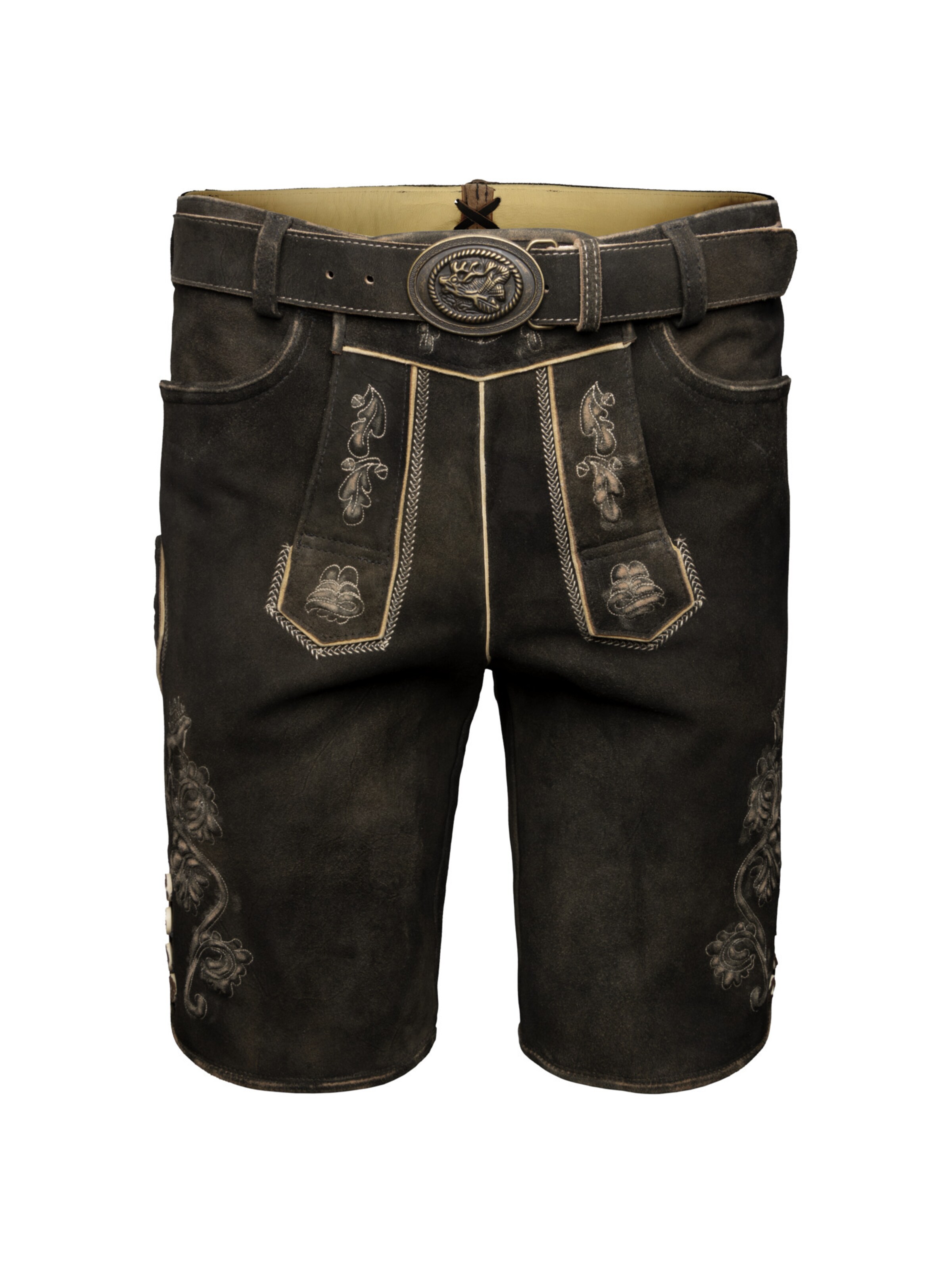 Country Maddox Regular Traditional Pants 'Silbersee' in Brown: front
