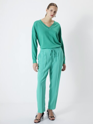 Ipekyol Tapered Pleated Pants in Green