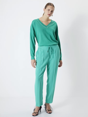 Effilé Pantalon à plis Ipekyol en vert