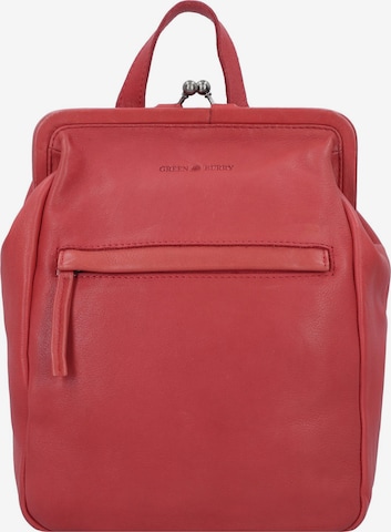 GREENBURRY Rucksack 'Vintage' in Rot: Vorderseite