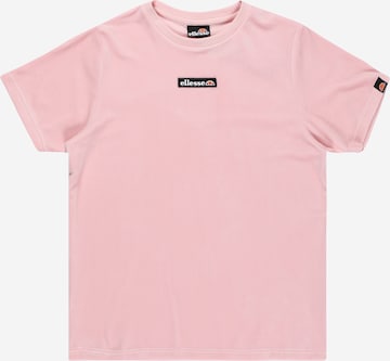 ELLESSE Shirt 'Agliano' in Pink: front
