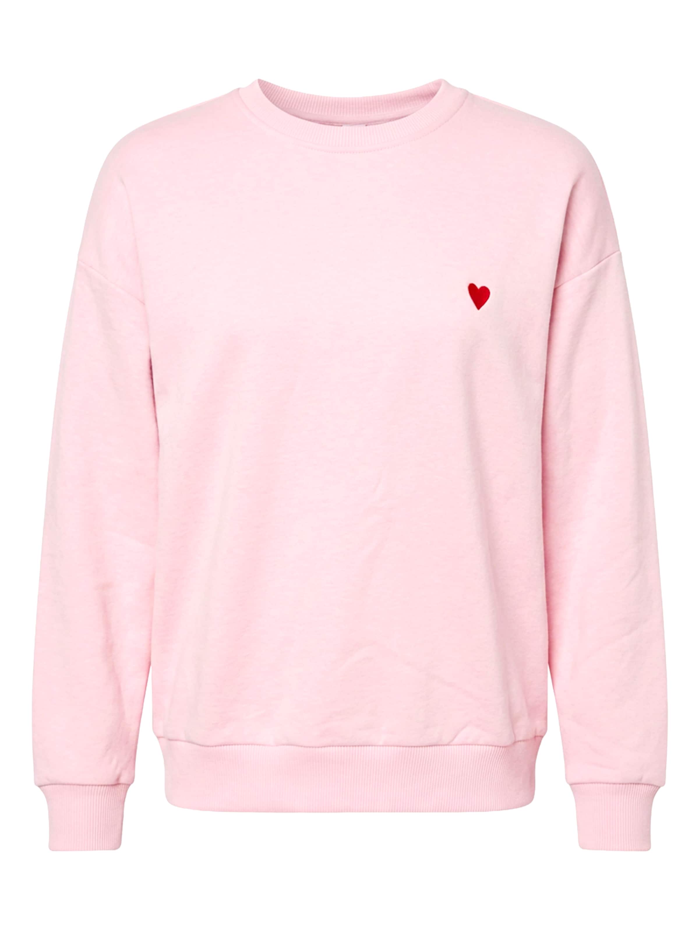 Sweat-shirt 'Eva' studioselect en rose : devant