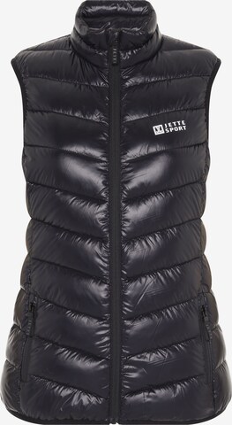 Jette Sport Vest in Black: front