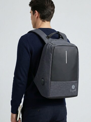 bupell Backpack 'Laptop & Anti-Diebstahl' in Black: front