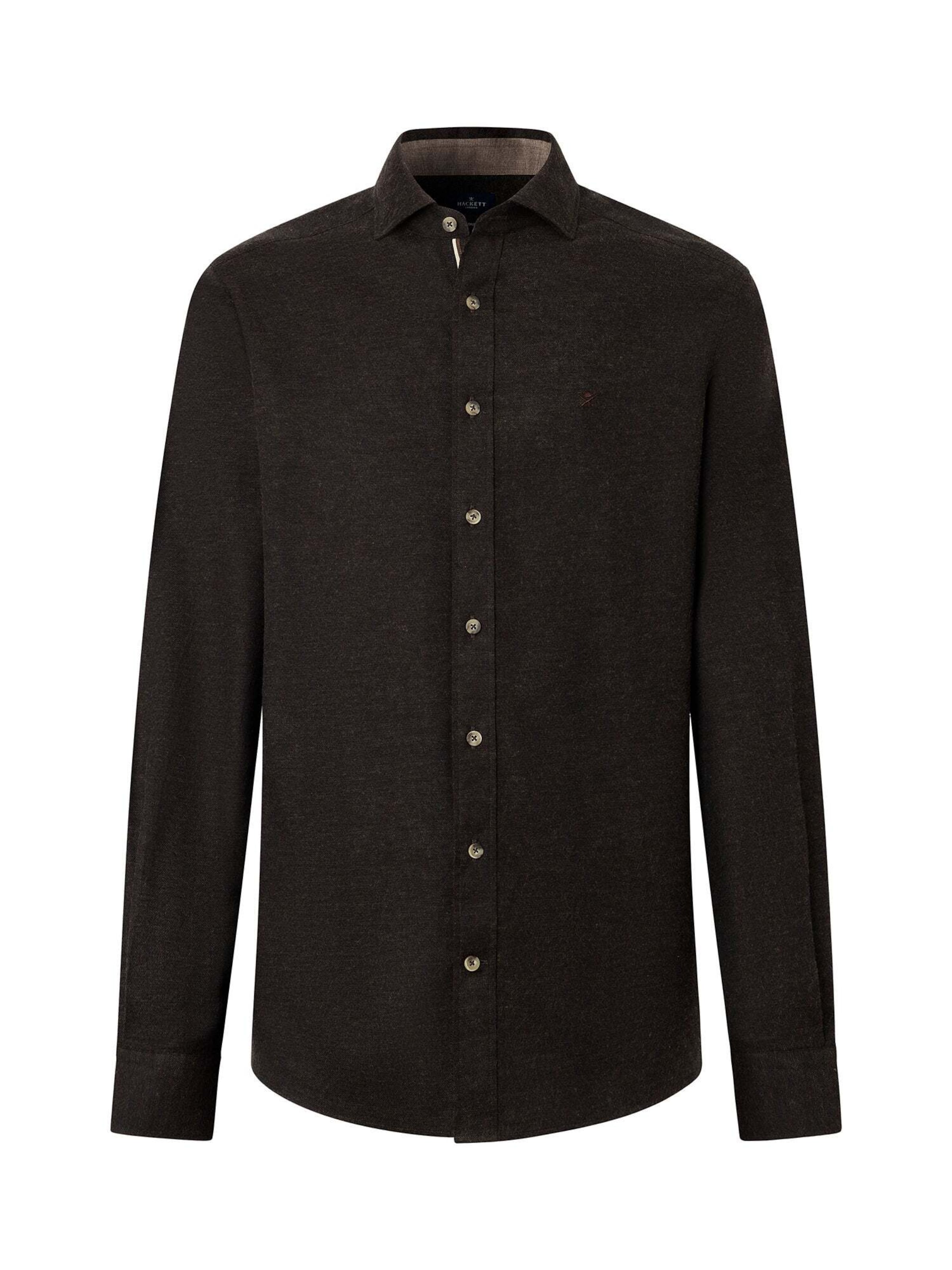 Hackett London Button Up Shirt in Brown: front