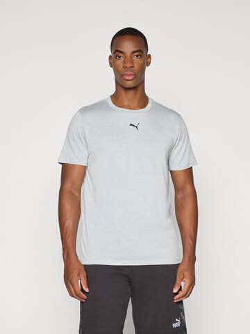 PUMA Performance shirt 'TAD ESSENTIALS HEATHER' in Grey: front