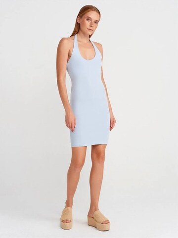 Dilvin - Vestido em azul