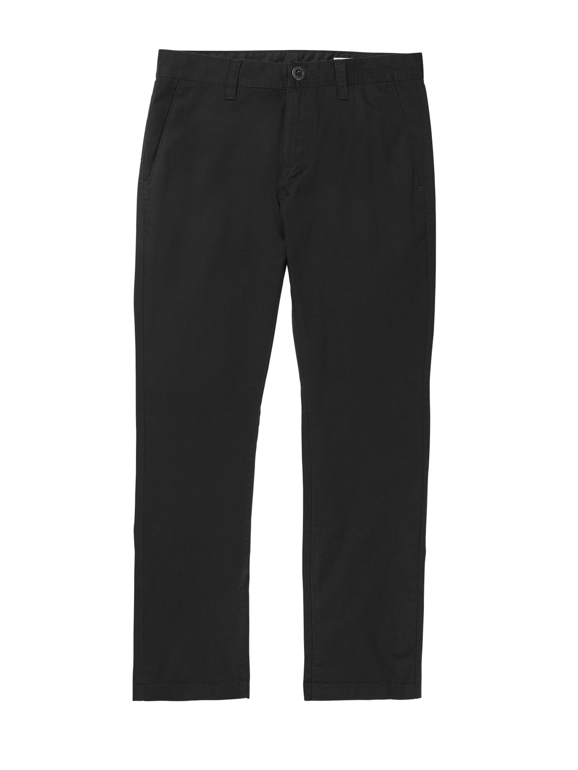 Volcom Slimfit Chinohose 'FRICKIN' in Schwarz: Vorderseite