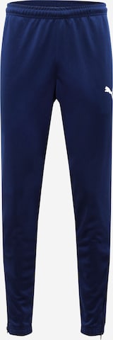 PUMA Workout Pants 'TeamRise' in Blue: front