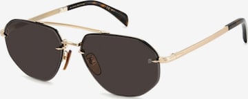 David Beckham Okulary przeciwsłoneczne w kolorze złoty: przód
