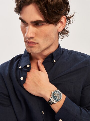 Orologio analogico 'Caliber' di Breil in argento: frontale