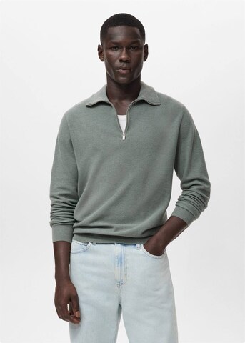 MANGO MAN Pullover 'Tenp' in Grün: Vorderseite