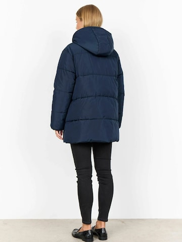 Soyaconcept Pitkä talvitakki 'NINA' värissä sininen