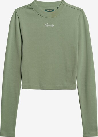 Superdry Shirt in Groen: voorkant