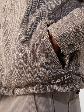 SCOTCH & SODA - Casaco meia-estação em castanho