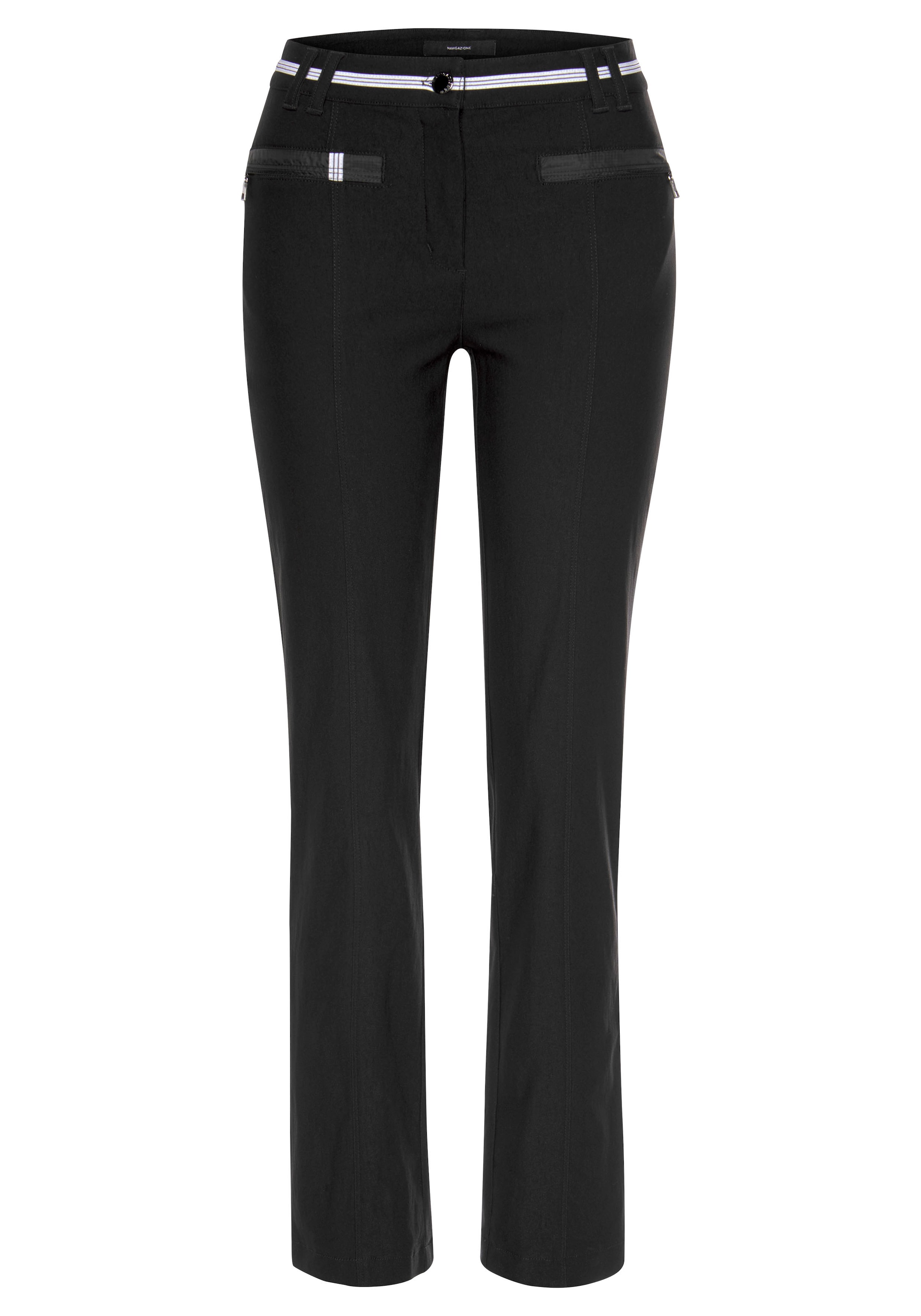 Navigazione Regular Hose in Schwarz: Vorderseite