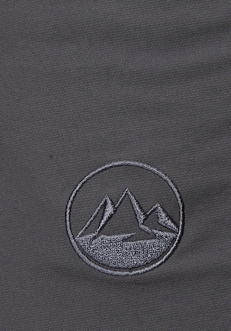 POLARINO Slimfit Sporthose in Grau