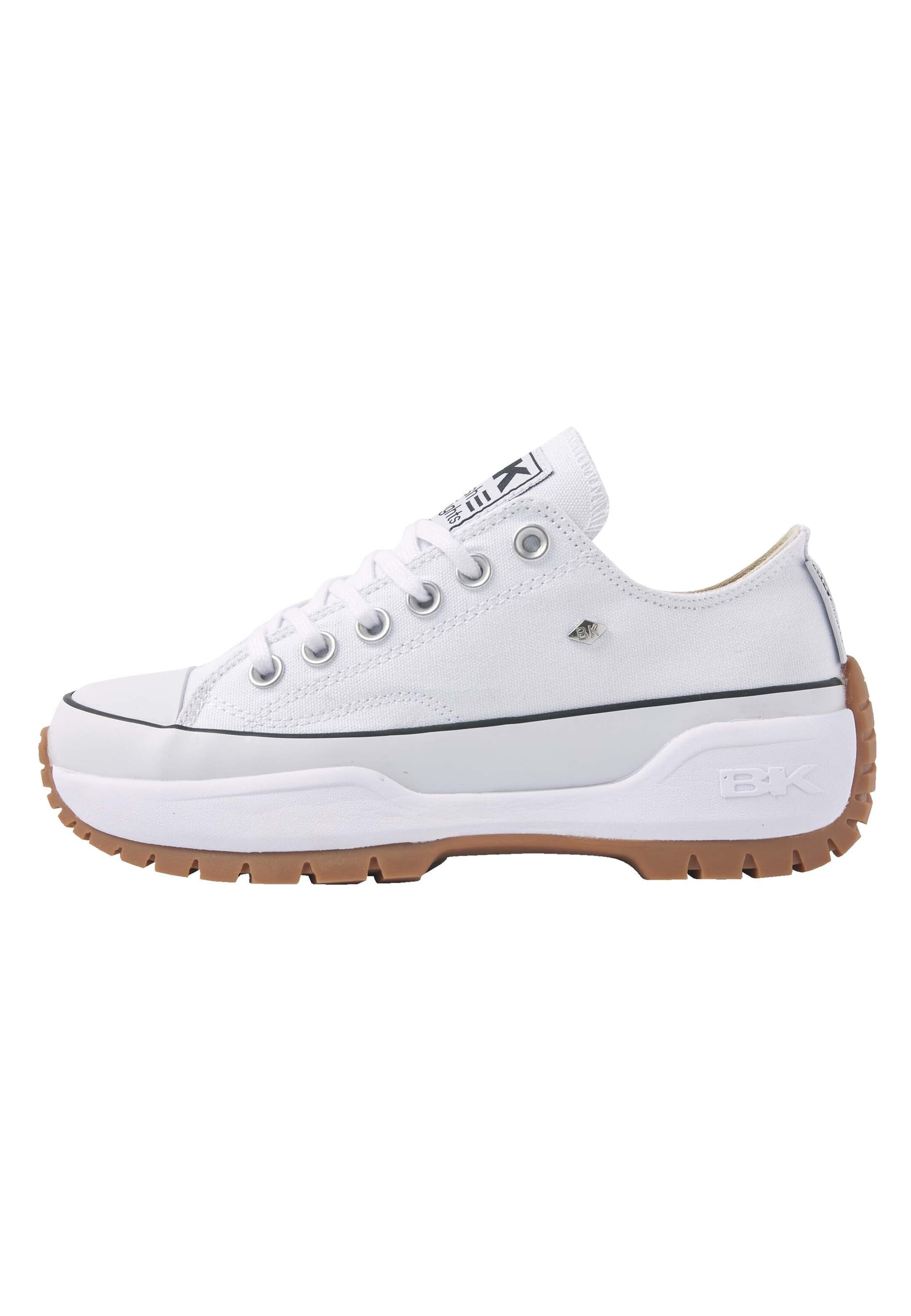 BRITISH KNIGHTS Matalavartiset tennarit 'Kaya' värissä valkoinen: etupuoli