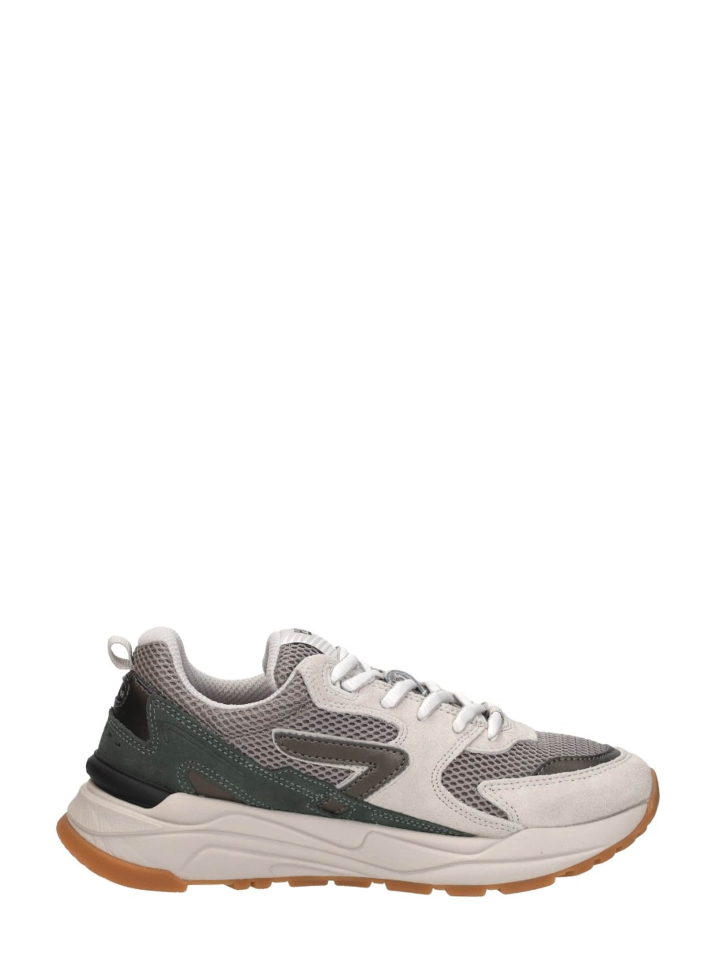 HUB Sneakers laag 'Grid' in Grijs