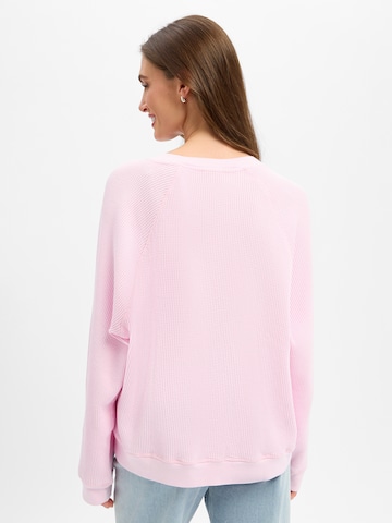 AMERICAN VINTAGE Sweatshirt ' Uscow ' in Roze