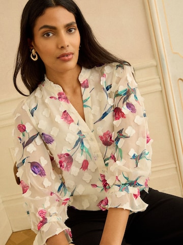 love & roses Blouse in Beige