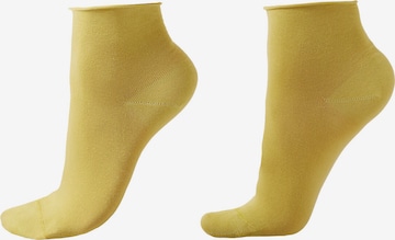 CALZEDONIA Socken in Gelb: Vorderseite