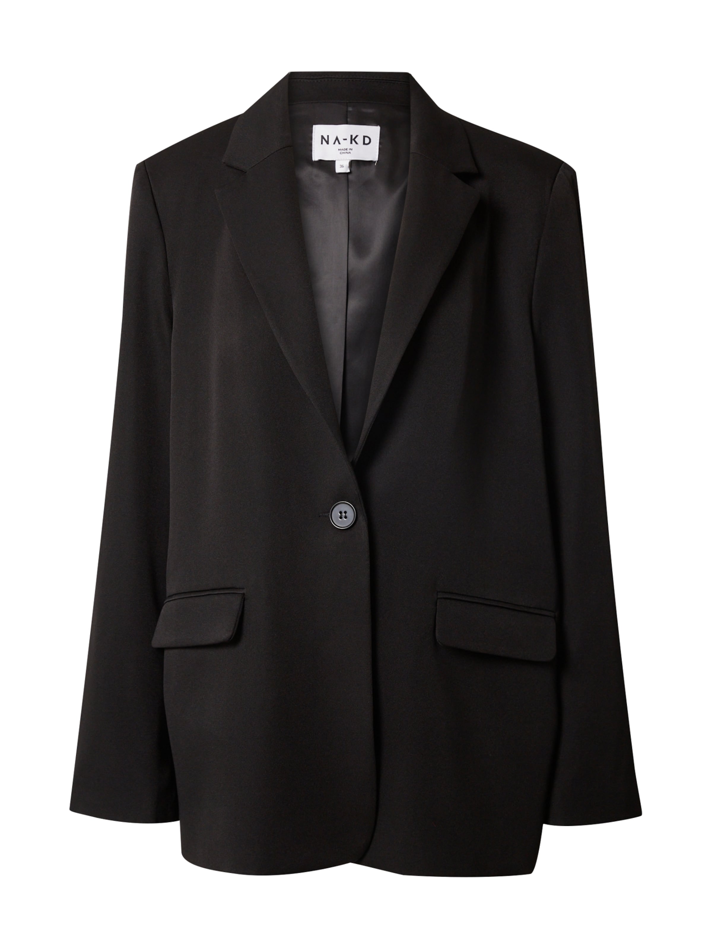 NA-KD Blazer in Schwarz: Vorderseite