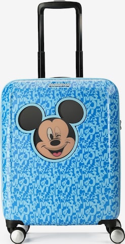 American Tourister Trolley 'Funlight Disney' in Blau: Vorderseite