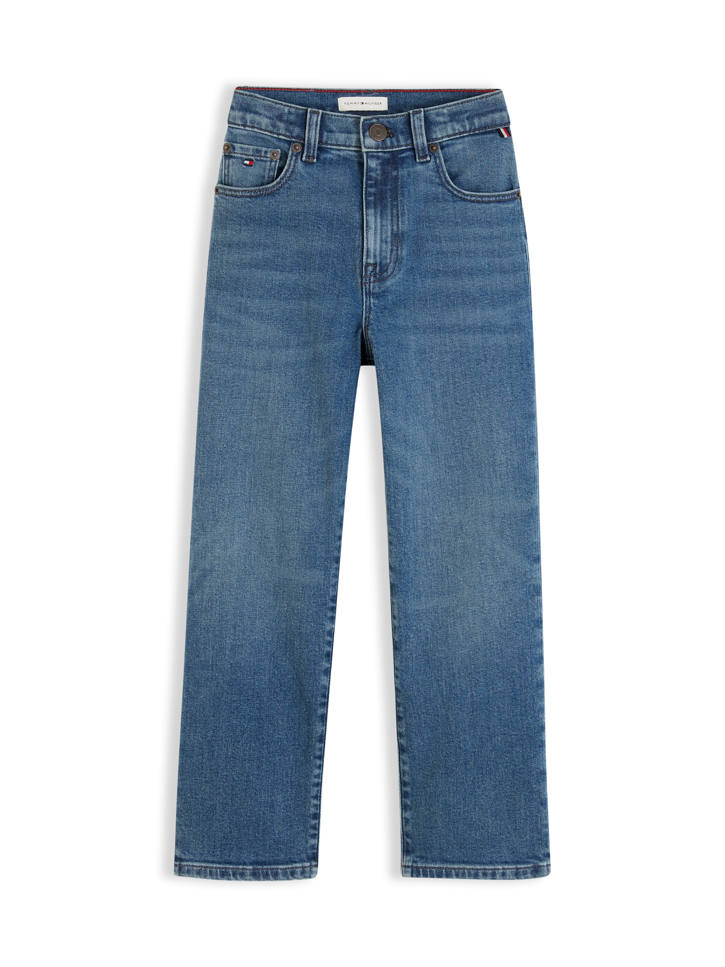 TOMMY HILFIGER Loosefit Jeans i blå: framsida