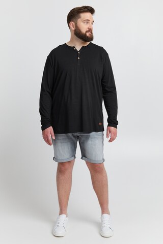 !Solid Shirt 'Volko' in Zwart