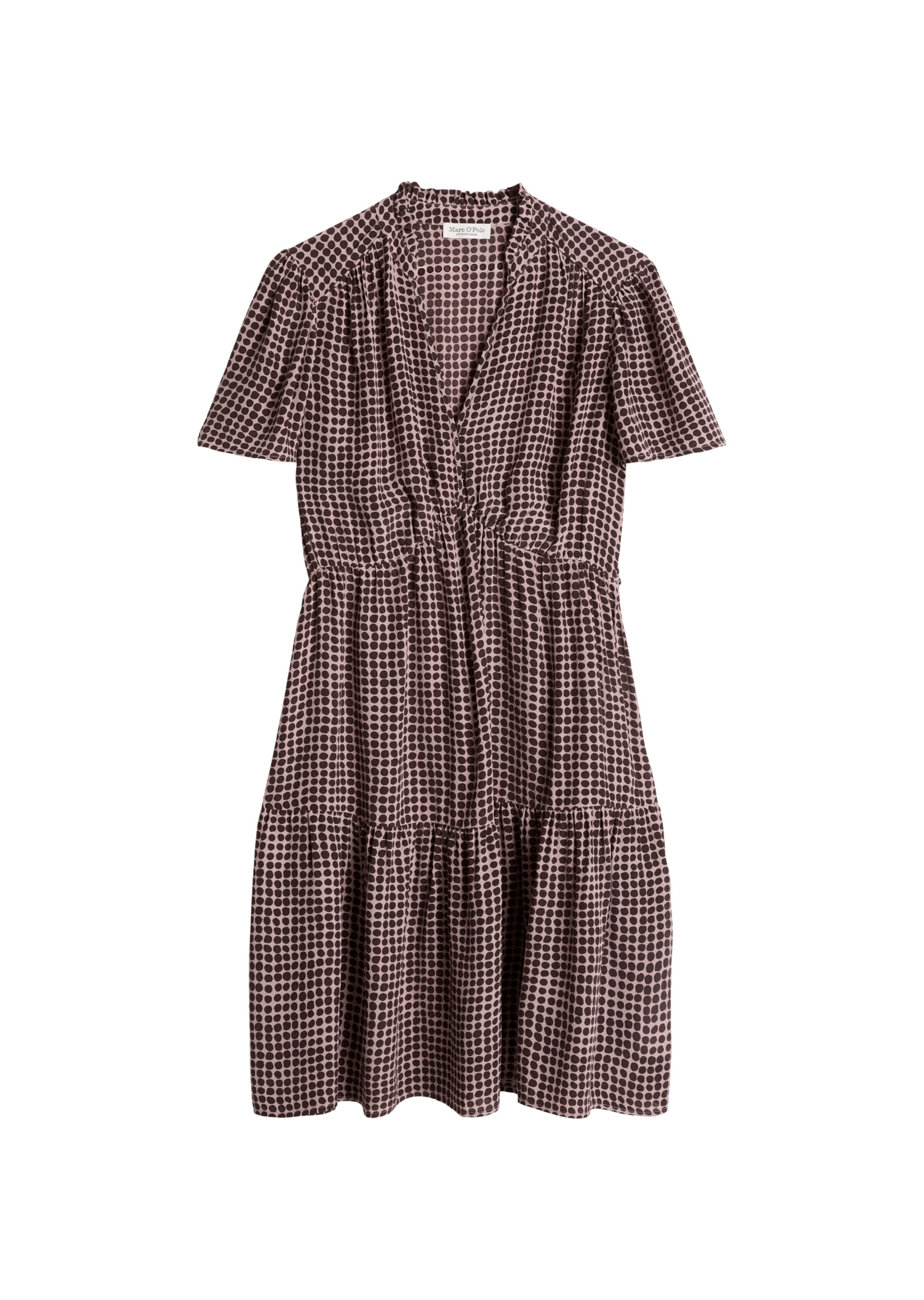 Marc O'Polo Jurk in Rood: voorkant
