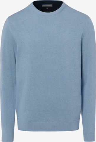 Pull-over Finshley & Harding en bleu : devant
