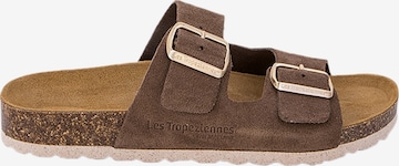 Les Tropéziennes - Zapatos abiertos en marrón: frente