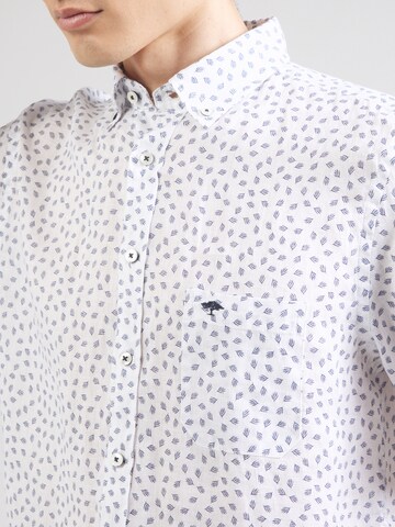 FYNCH-HATTON Regular fit Button Up Shirt in White