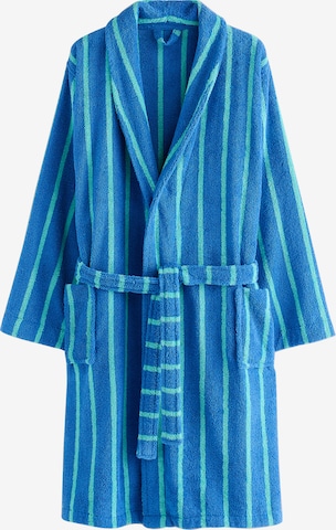 Next Pitkä kylpytakki värissä sininen: etupuoli