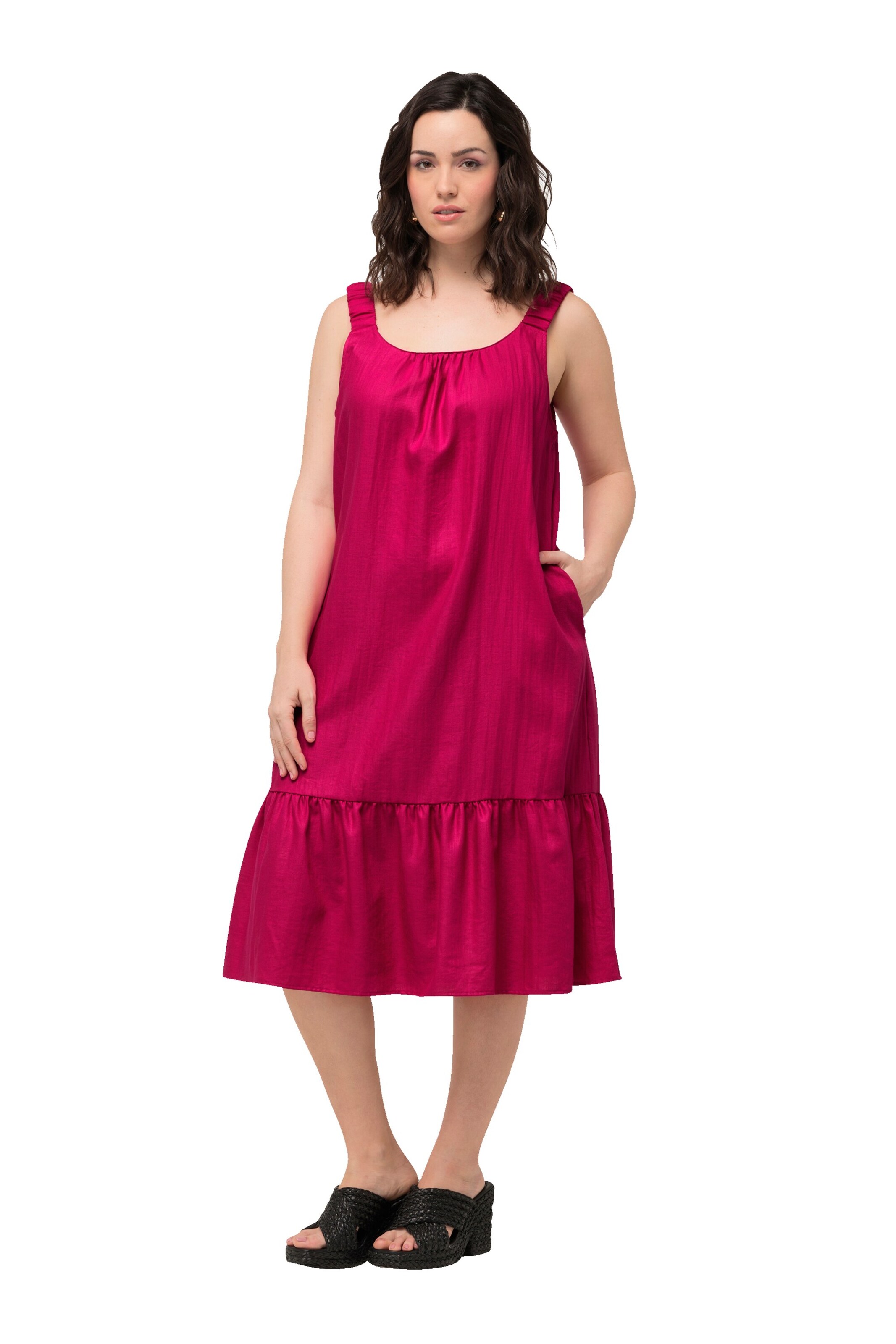 Ulla Popken Kleid in Pink: Vorderseite