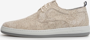 Chaussure à lacets 'De Dijker 03' Floris van Bommel en beige : devant