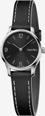 Calvin Klein Analoog horloge in Zwart: voorkant