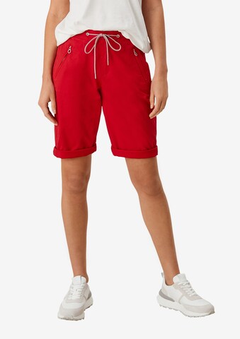 s.Oliver Pants in Red: front