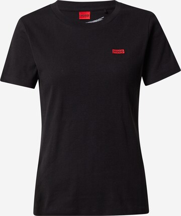 T-shirt 'Classic' HUGO en noir : devant