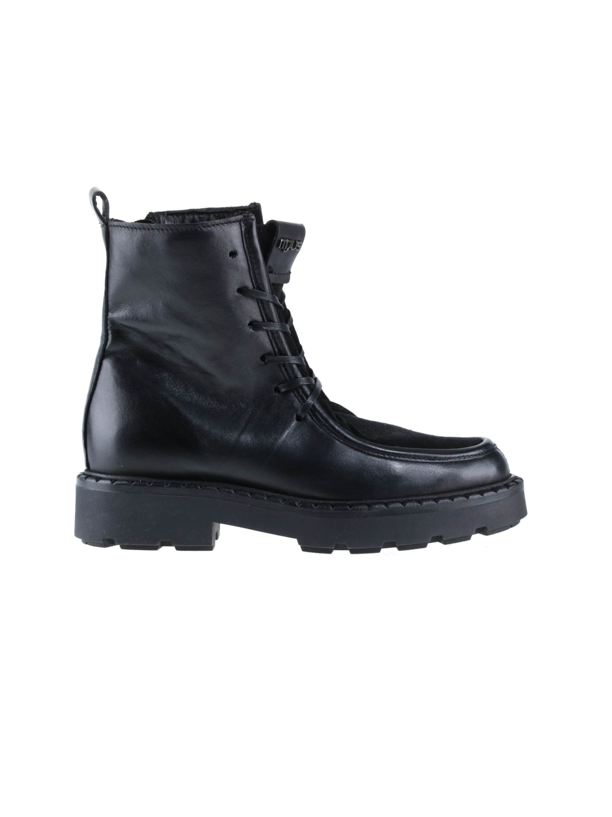 Stivaletto stringato 'Rebecca' di MJUS in nero: frontale