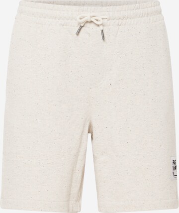 QS Regular Broek in Beige: voorkant