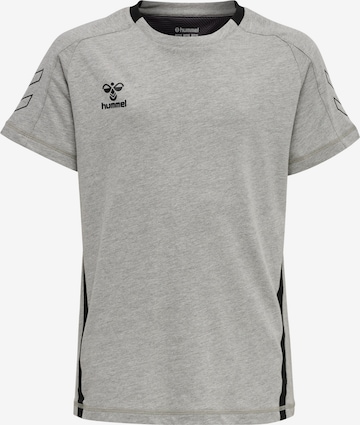 T-Shirt fonctionnel Hummel en gris : devant