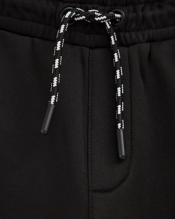 WE Fashion Tapered Broek in Zwart