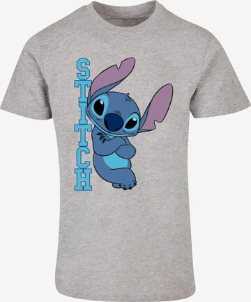 ABSOLUTE CULT T-Shirt 'Lilo And Stitch - Posing' in Grau: predná strana