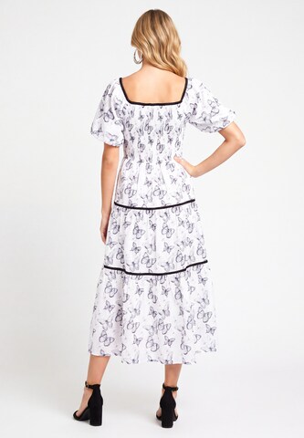 faina Dress in White