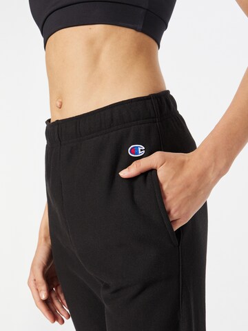 Tapered Pantaloni de la Champion Reverse Weave pe negru