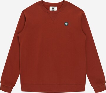 WOOD WOOD Sweatshirt 'Rod' in Red: front